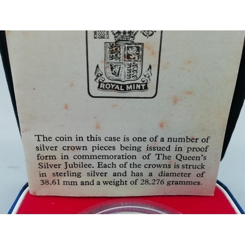 134 - Royal Mint Silver Proof Twenty Five Pence, Bailiwick of Jersey Coin with Case and Certificate of Aut... 