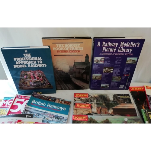 135A - Box of Model Railway Magazines and Books.