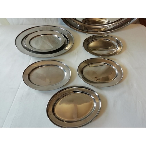 160A - Stainless Steel Meat Plates