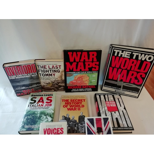 160B - Box of War Related Books.