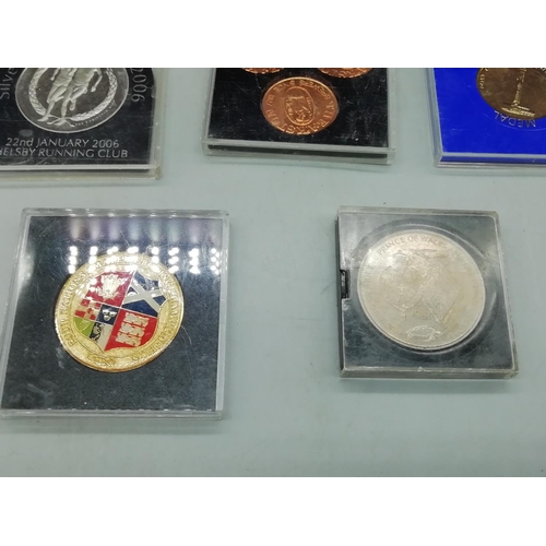 161 - Collection of Commemorative Coins and Medal.