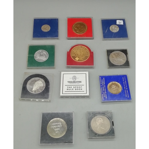 161 - Collection of Commemorative Coins and Medal.