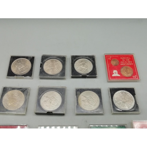 164 - Collection of Mixed Cased Coins from UK and Abroad (15).