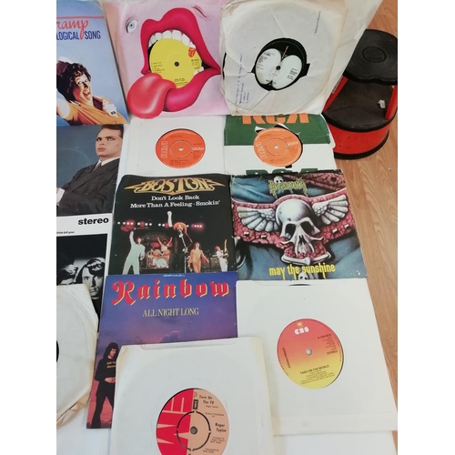 21 - Box of Assorted Singles including The Beatles/David Bowie/Rolling Stones/Rainbow and many more. 57 S... 