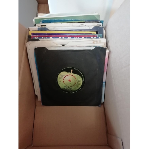 21 - Box of Assorted Singles including The Beatles/David Bowie/Rolling Stones/Rainbow and many more. 57 S... 