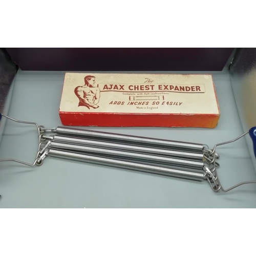 246 - Vintage 1950s 'Ajax Chest Expander' in Original Box.