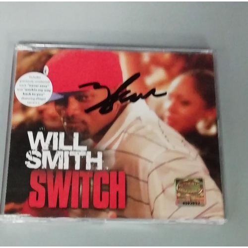 249 - Will Smith Signed CD with Sticker of Authenticity.