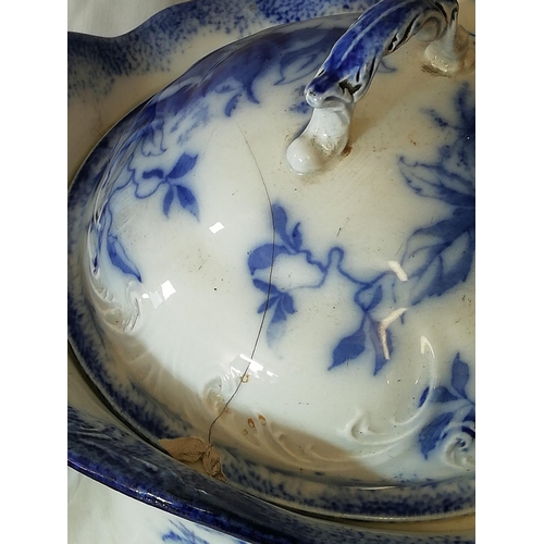 261 - Grindley Pottery Blue and White Items (6). Some A/F. This Lot is Collection Only.