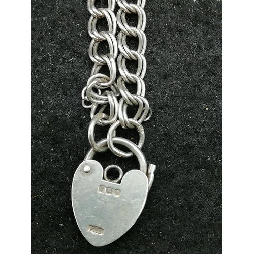 275 - 925 Double Link Charm Bracelet. Requires Safety Chain.