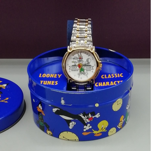 28 - Disney Loonet Tunes 'Bugs Bunny Golf Club' Watch in Original Tin.