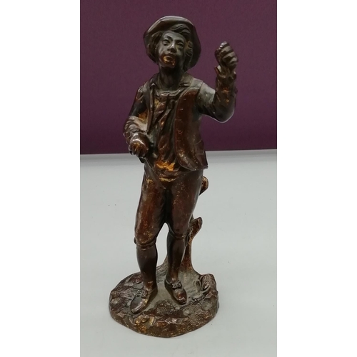 283 - Metal Model of a Gentleman. 13cm High.