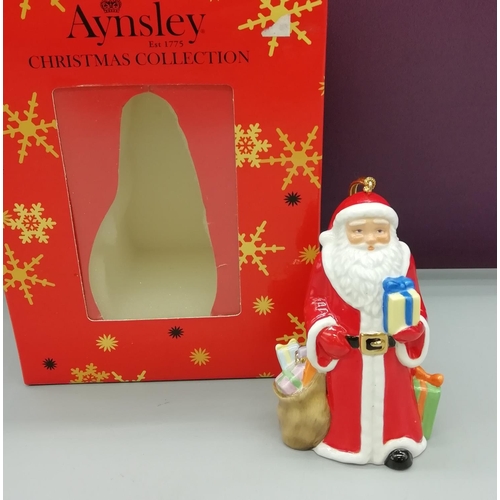 292 - Aynsley Santa Claus Tree Decoration - Boxed.