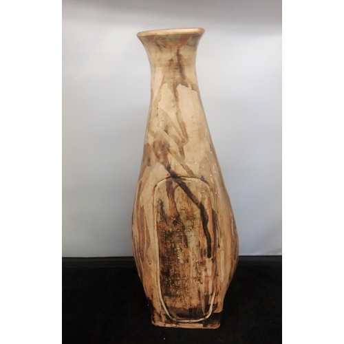 304 - Large 37cm Studio Pottery Vase. (Bernard Rooke?)