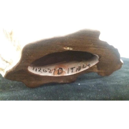 305 - Guido Cacciapuoti Mid Century Italian Long Eared Rabbit Figure. 11cm High, 13cm Long.