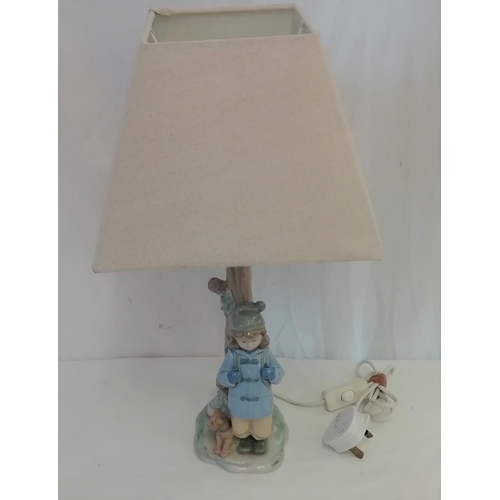 40 - Nao Lamp, Girl with Dog.