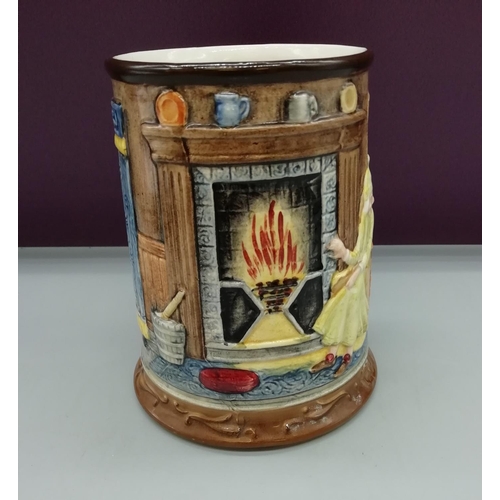 5 - John Beswick Limited Edition 3525/15000 Christmas Tankard 1974 - 'Marley's Ghost Visits Scrooge'. 13... 