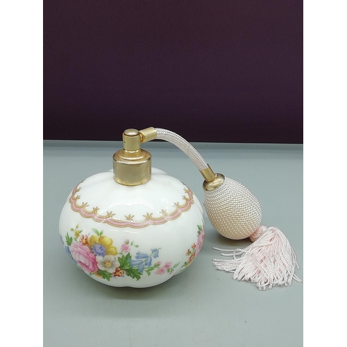 61 - Royal Albert Atomiser in the 'Lady Carlyle' Pattern.