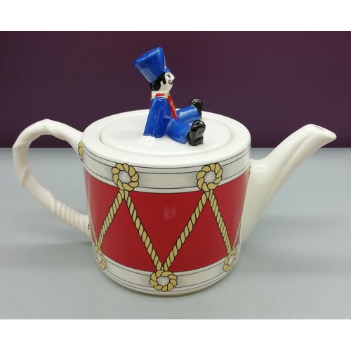 72 - Wade 'Drummer Boy' Teapot. Slight Crazing, small nibble under rim.