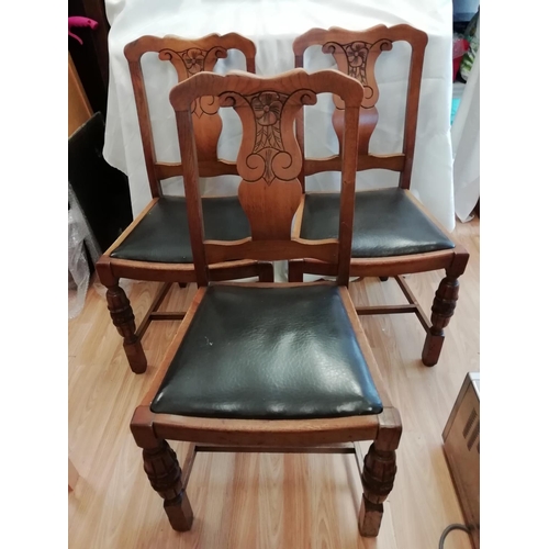 721 - 1950's Dining Chairs (4). This Lot is Collection Only.