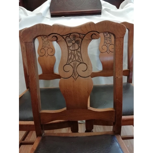 721 - 1950's Dining Chairs (4). This Lot is Collection Only.