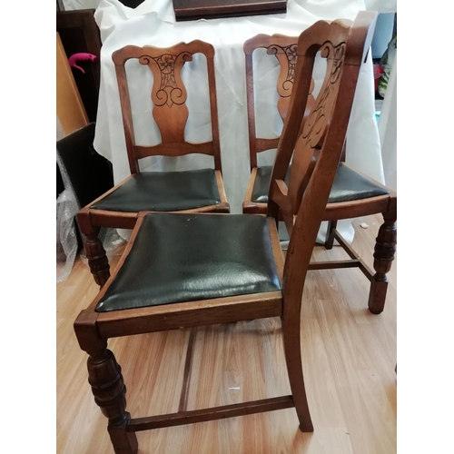 721 - 1950's Dining Chairs (4). This Lot is Collection Only.