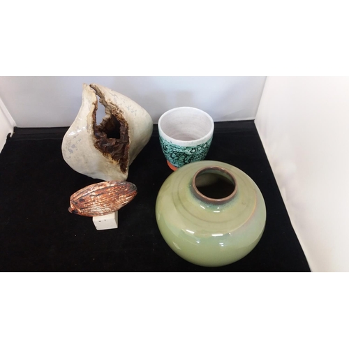 723 - Studio Pottery Items (4).