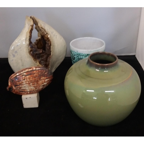 723 - Studio Pottery Items (4).