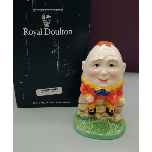 84 - Royal Doulton Nursery Rhyme Collection Limited Edition 1256/1500 Figure 'Humpty Dumpty' - Boxed.