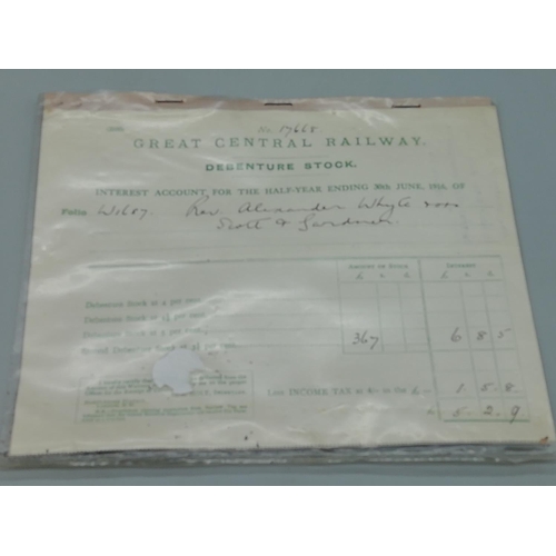 85 - Great Central Railway 1916 Debenture Stock.