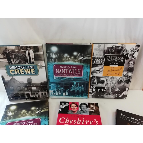 85A - Box of Local History (Crewe and Nantwich) Books.