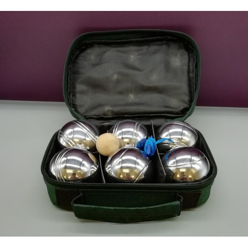 88 - Set of Cased Boules.