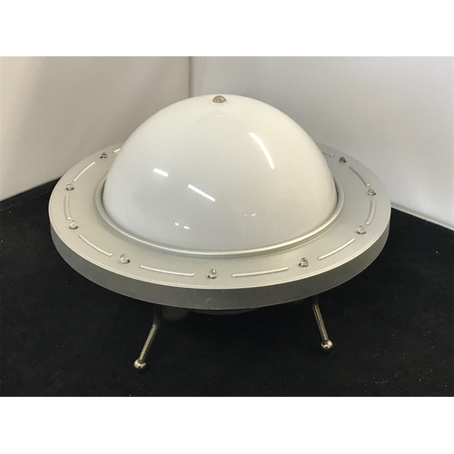 143 - Spaceship UFO Lamp. W/O. 24cm Diameter.