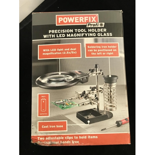 148 - Precision Tool Holder with LED Magnifier - Boxed.