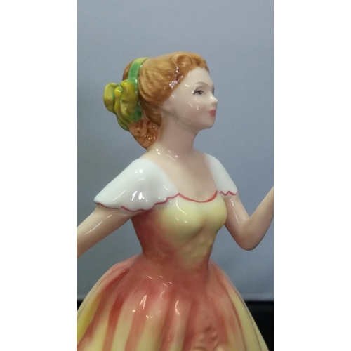 20A - Royal Doulton Figure of the Year 1995 Lady Figure 'Deborah' HN 3644. 20cm High. - Boxed.