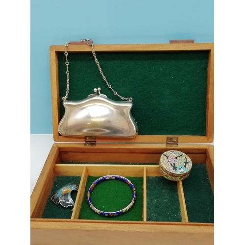 21 - Wooden Box of Collectable Items.