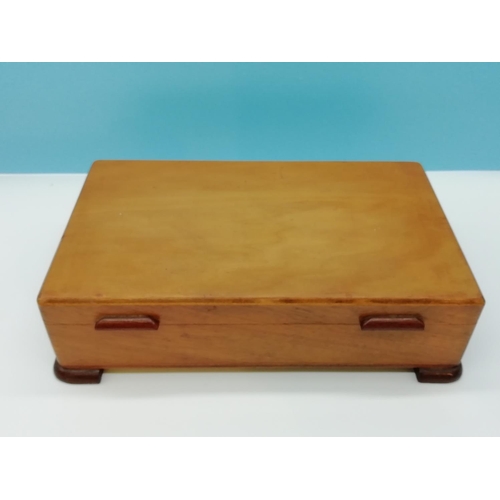 21 - Wooden Box of Collectable Items.