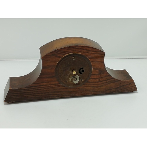 113 - Edwardian Mantle Clock. 10cm High.