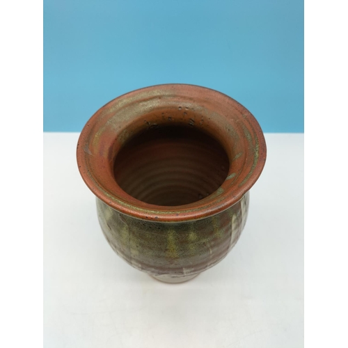 22 - Troika, Newlyn School of Art Vase. 18cm High.