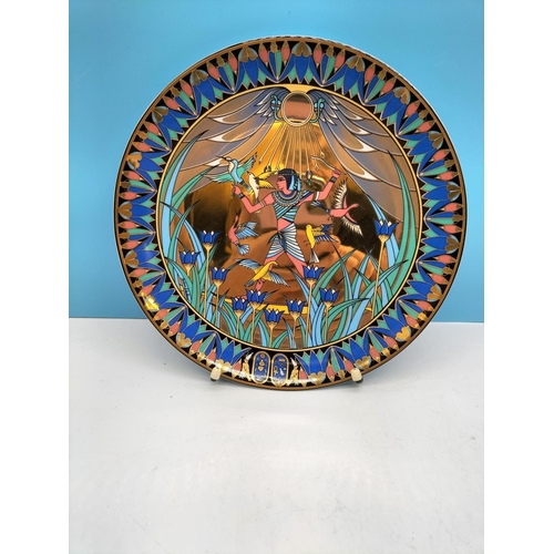 43 - Royal Worcester 'Legends of the Nile' Egyptian Plaques (4) - Boxed.
