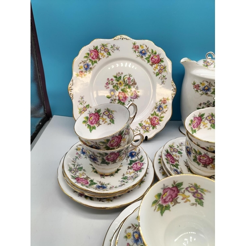 98 - Royal Stafford 23 Piece Tea Set in the 'Rochester' Pattern.