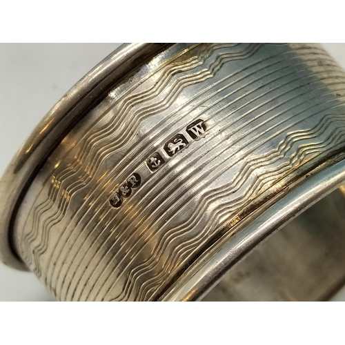 36 - Silver Hallmarked Napkin Ring 18.5 Gram.