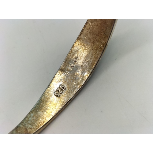55 - 925 Silver Bangles (2) 33 Grams.