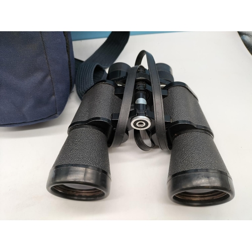 105A - Mark Scheffel Zoom 10x30x50 Field Binoculars in Bag