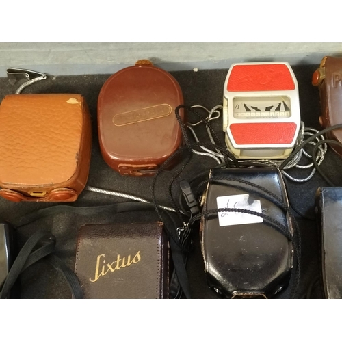 115A - Photographic Case plus Collection of Light Meters.