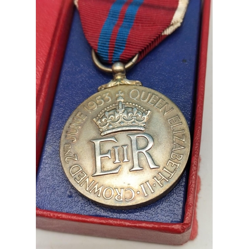 220 - Genuine Queen Elizabeth II '1953 Coronation' Medal in Box.