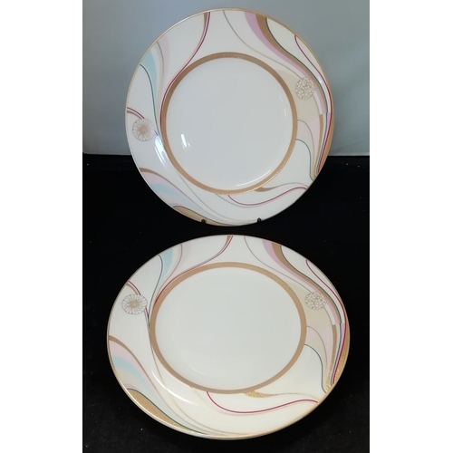 241 - Minton 27cm Dinner Plates in the 'Artemis' Pattern (4).