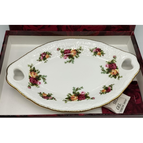 262 - Royal Albert 2 Handled Tray in the 'Old Country Roses' Pattern - Boxed.