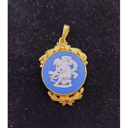 311 - Wedgwood Dark Blue Pendant.