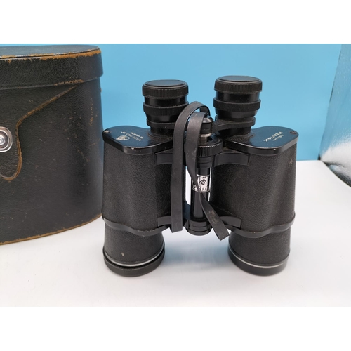 65A - Asahi Pentax 10x50 Field 5-5o Binoculars in Case.