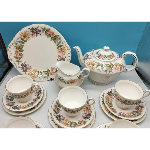 70 - Paragon China 22 Piece Tea Set in the 'Country Lane' Pattern.